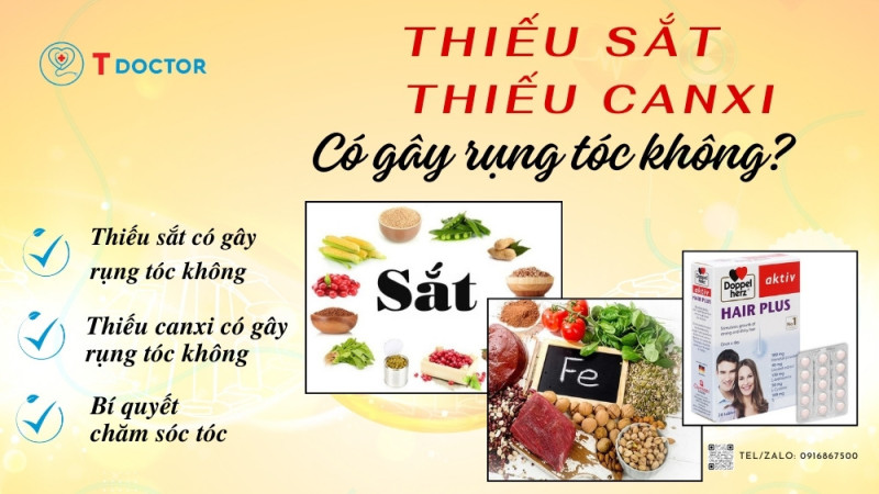 Thiếu sắt có gây rụng tóc không  Thiếu sắt có gây rụng tóc không