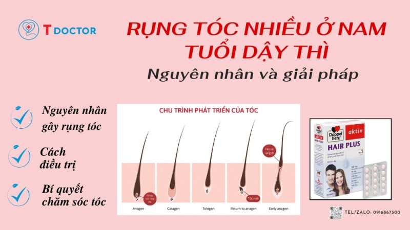 Hiểu rõ về rụng tóc ở tuổi dậy thì có mọc lại không? Hiểu rõ về rụng tóc ở tuổi dậy thì có mọc lại không?