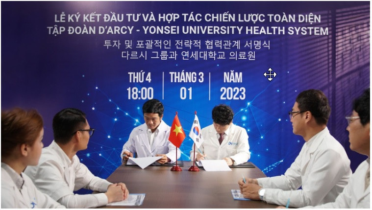 Ký kết hợp tác chiến lược Bệnh viện Yonsei Severance Hàn Quốc và Phòng khám D'arcy Việt Nam Ký kết hợp tác chiến lược Bệnh viện Yonsei Severance Hàn Quốc và Phòng khám D'arcy Việt Nam