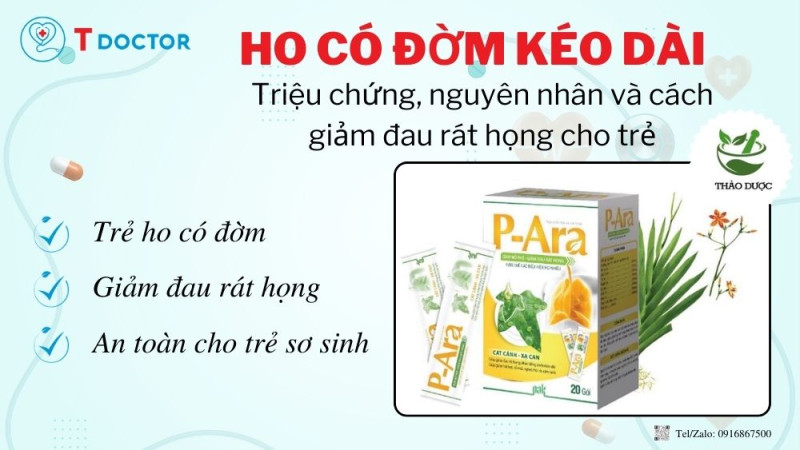 Ho có đờm kéo dài: Triệu chứng, nguyên nhân và cách giảm đau rát họng cho trẻ Ho có đờm kéo dài: Triệu chứng, nguyên nhân và cách giảm đau rát họng cho trẻ