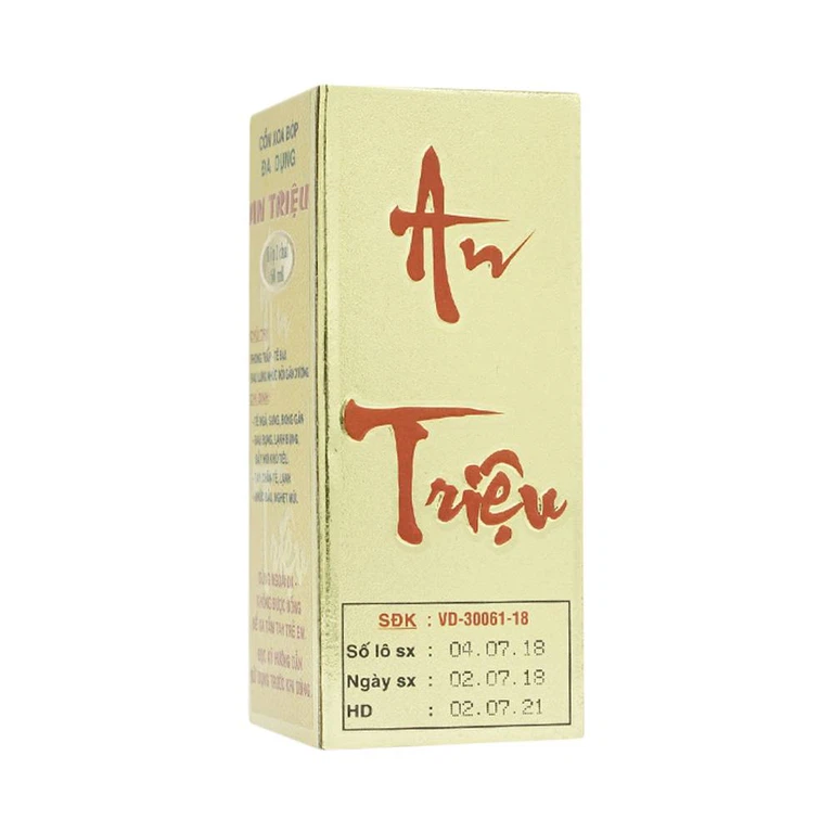 Cồn xoa bóp An Triệu (C/60ml) – Giải pháp an toàn từ thảo dược giúp giảm đau và thư giãn