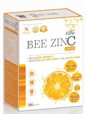 BEE ZINC Plus hỗ trợ tăng sức đề kháng cơ thể cung cấp Vitamin C, B1, B6, PP cho cơ thể