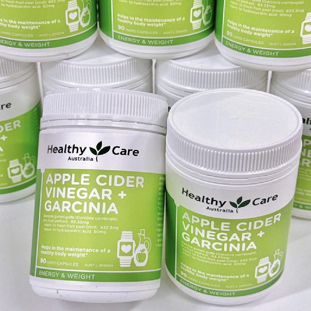 Healthy Care Apple Cider Vinegar + Garcinia hỗ trợ giảm cân