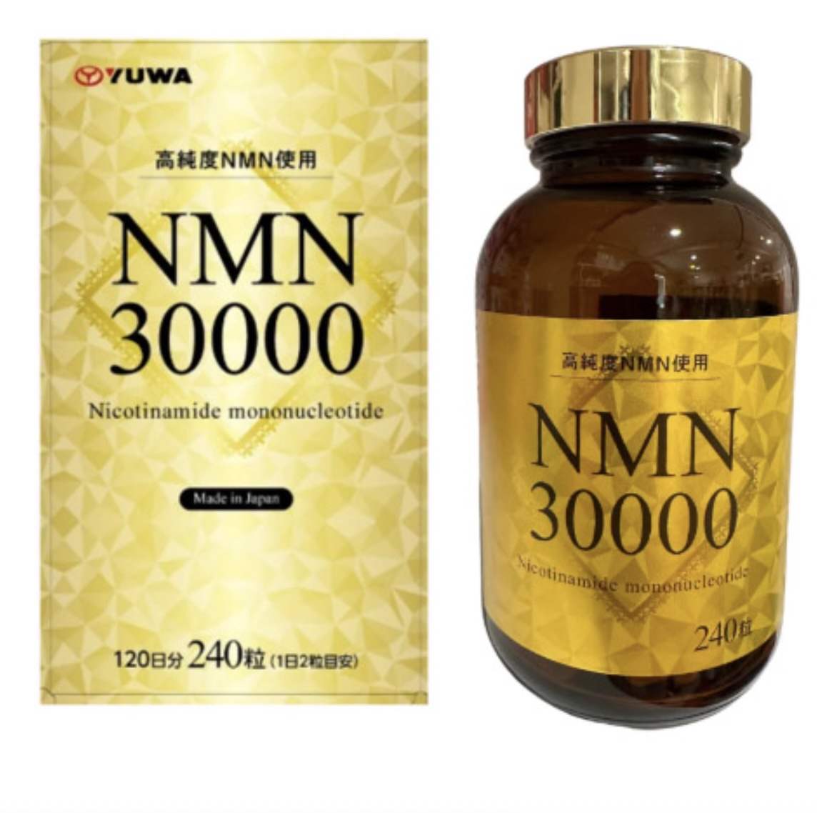Viên uống trẻ hoá NMN 30000 Yuwa Nhật Bản 240 viên