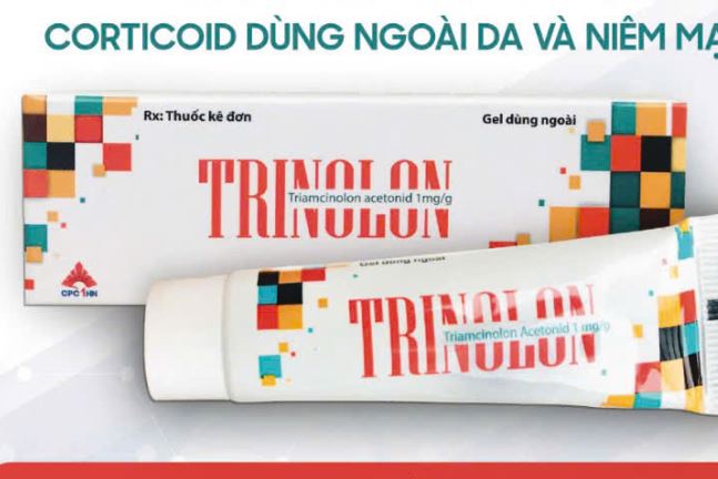 Điều trị các triệu chứng nhiễm khuẩn trên da TRINOLON 10g