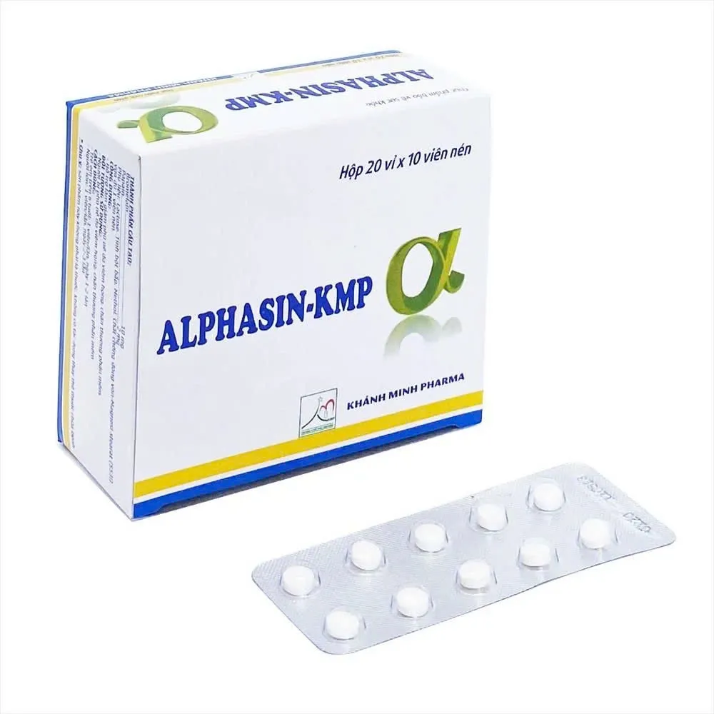 Alphasin KMP Khánh Minh – Hỗ trợ giảm phù nề, sưng tấy, kháng viêm, giảm đau