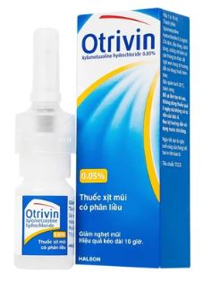 Xịt mũi nước biển sâu Xisat 75ml xịt sạch thông mũi dùng cho người lớn