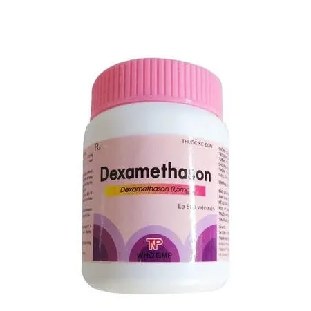 Dexa 2 lớp tím Thành Nam (C/500v/nén) – Kháng viêm mạnh, viên nén 2 lớp tiện dùng